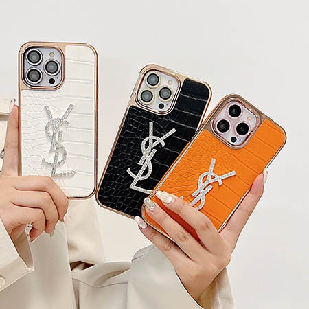 iphone 15 プロ カバーイヴサンローラン ブランドロゴ